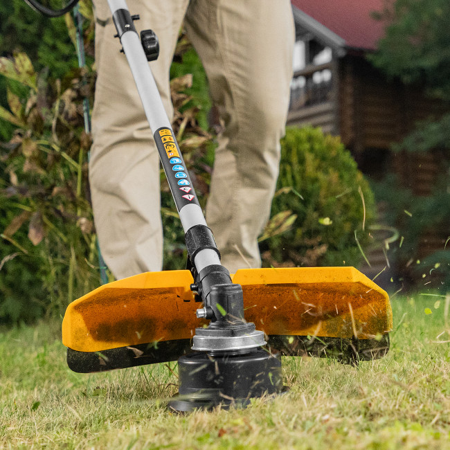 Триммер бензиновый DR-43S, 43 см3, разъемная штанга, состоит из 2 частей Denzel в Красноярске Триммер бензиновый DR-43S, 43 см3, разъемная штанга, состоит из 2 частей Denzel в Красноярске