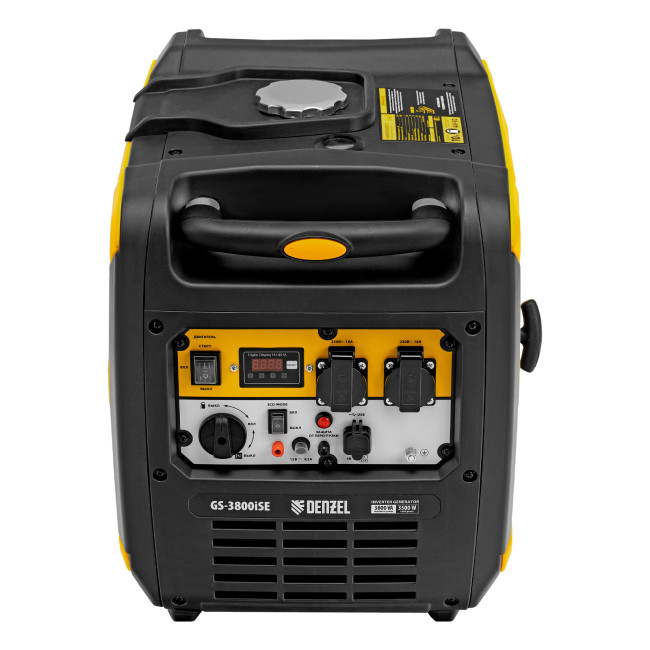 Генератор инверторный GS-3800iSE, 3,8 кВт, 230 В, закрытый корпус,электростартер Denzel в Красноярске Генератор инверторный GS-3800iSE, 3,8 кВт, 230 В, закрытый корпус,электростартер Denzel в Красноярске