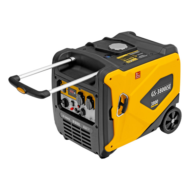 Генератор инверторный GS-3800iSE, 3,8 кВт, 230 В, закрытый корпус,электростартер Denzel в Красноярске Генератор инверторный GS-3800iSE, 3,8 кВт, 230 В, закрытый корпус,электростартер Denzel в Красноярске