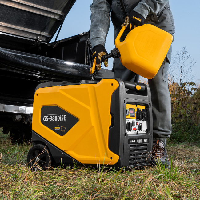 Генератор инверторный GS-3800iSE, 3,8 кВт, 230 В, закрытый корпус,электростартер Denzel в Красноярске Генератор инверторный GS-3800iSE, 3,8 кВт, 230 В, закрытый корпус,электростартер Denzel в Красноярске