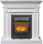 Каминокомплект Valletta - Белый (Ширина 1040 мм) с очагом Aspen Black Каминокомплект Valletta - Белый (Ширина 1040 мм) с очагом Aspen Black