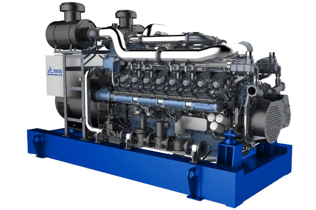 Газопоршневая установка TSS GE-1400 в Красноярске