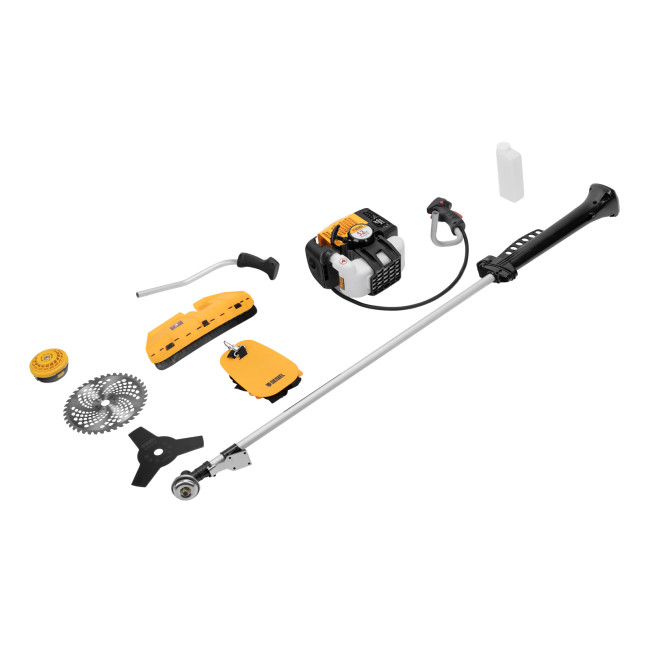 Триммер бензиновый DGT-52-PRO, анти-вибро, 52 см3, неразъем, состоит из 2 частей Denzel в Красноярске