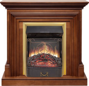Каминокомплект Bradford - Орех с очагом Majestic FX M Brass Каминокомплект Bradford - Орех с очагом Majestic FX M Brass