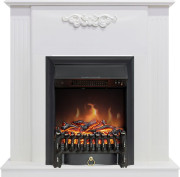 Каминокомплект Capri - Белое дерево делюкс с очагом Fobos FX Black