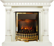 Каминокомплект Dallas - Слоновая кость с патиной с очагом Atherton Каминокомплект Dallas - Слоновая кость с патиной с очагом Atherton