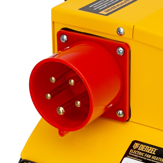 Тепловая пушка SFH-15000, 400 В, 1600 м3/ч, вентилятор 3 режима, 9000/15000 Вт Denzel в Красноярске