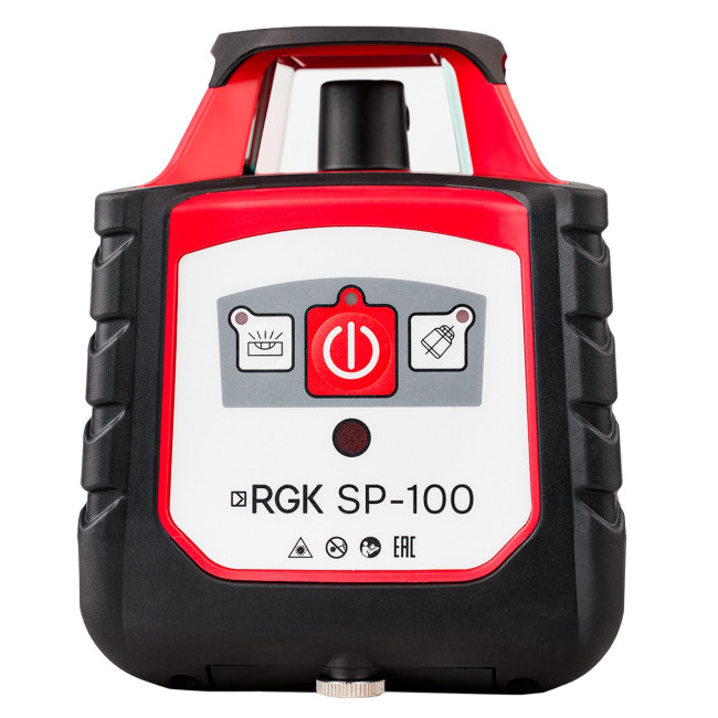 Комплект ротационного нивелира с раздвижным штативом RGK SP-100 COMBO с калибровкой в Красноярске
