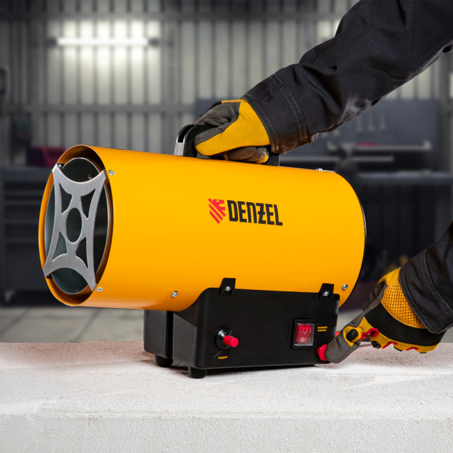 Газовая тепловая пушка GHG-10, 10 кВт, 300 м3/ч, пропан-бутан Denzel в Красноярске Газовая тепловая пушка GHG-10, 10 кВт, 300 м3/ч, пропан-бутан Denzel в Красноярске