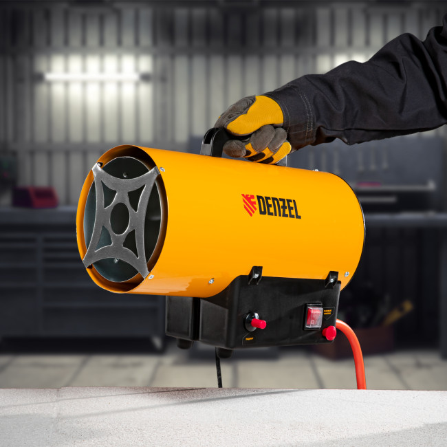 Газовая тепловая пушка GHG-10, 10 кВт, 300 м3/ч, пропан-бутан Denzel в Красноярске Газовая тепловая пушка GHG-10, 10 кВт, 300 м3/ч, пропан-бутан Denzel в Красноярске