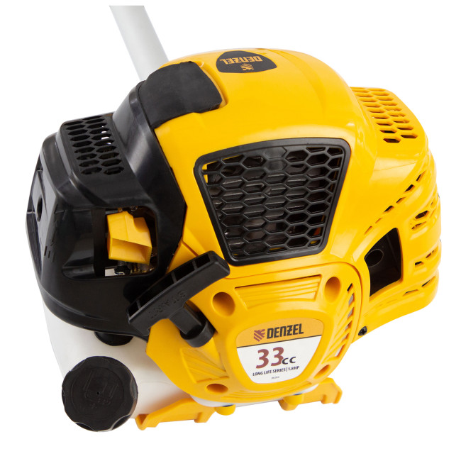 Триммер бензиновый DTL-33S, 33 см3, разъемная штанга, состоит из 2 частей Denzel в Красноярске