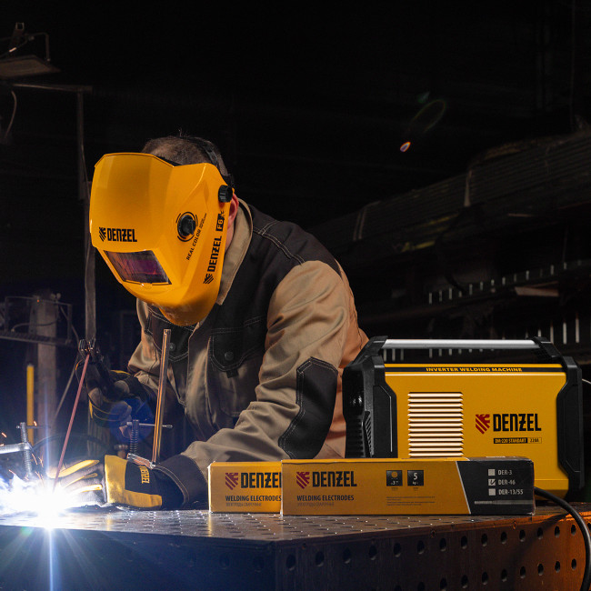 Аппарат инвертор. дуговой сварки DM-220 Standart, 220 А, ПВ 60% Denzel в Красноярске