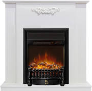 Каминокомплект Capri - Белое дерево делюкс с очагом Fobos FX M Black RC