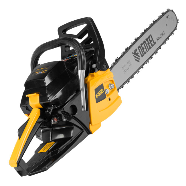 Пила цепная бензиновая DGS-5820, шина 50 см, 58 см3, 4.1 л.с, шаг 0.325, паз 1.5 мм, 76 звеньев Denzel в Красноярске