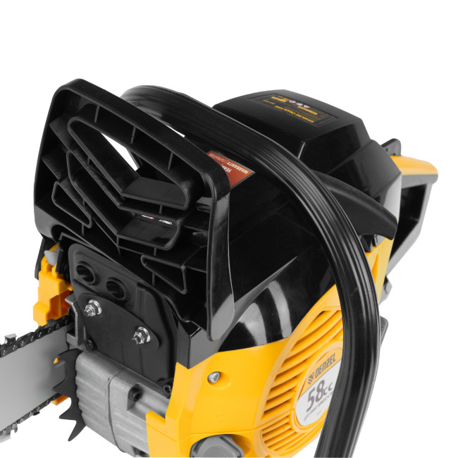 Пила цепная бензиновая DGS-5820, шина 50 см, 58 см3, 4.1 л.с, шаг 0.325, паз 1.5 мм, 76 звеньев Denzel в Красноярске