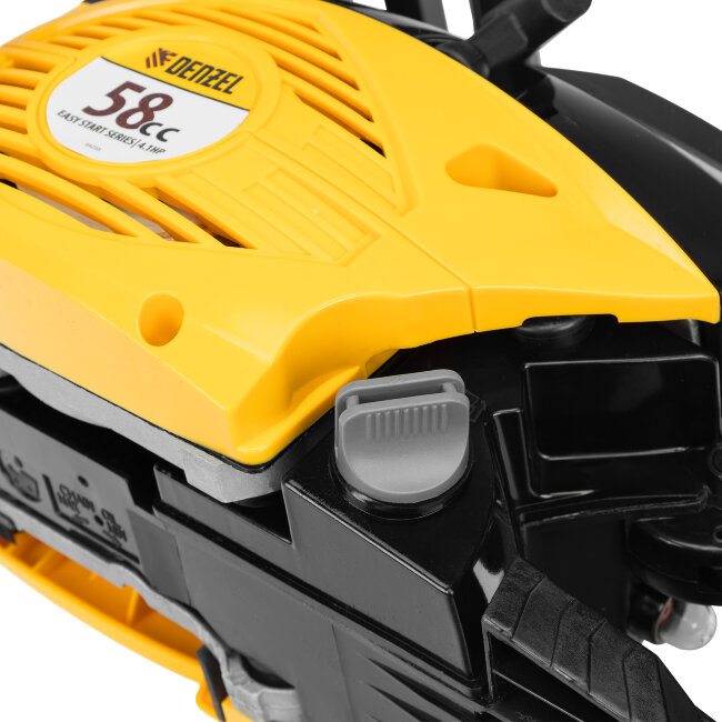 Пила цепная бензиновая DGS-5820, шина 50 см, 58 см3, 4.1 л.с, шаг 0.325, паз 1.5 мм, 76 звеньев Denzel в Красноярске