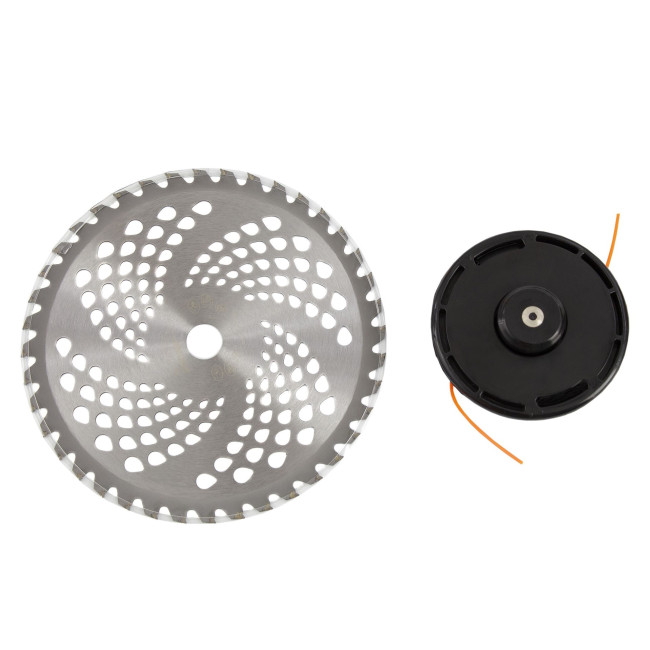 Триммер бензиновый DTL-43, 43 см3, неразъемная штанга, состоит из 2 частей Denzel в Красноярске