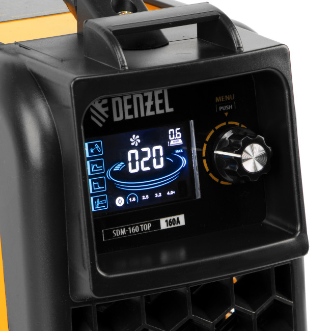 Аппарат инвертор. дуговой сварки SDM-160 Top, 160 А, ПВ 80% Denzel в Красноярске